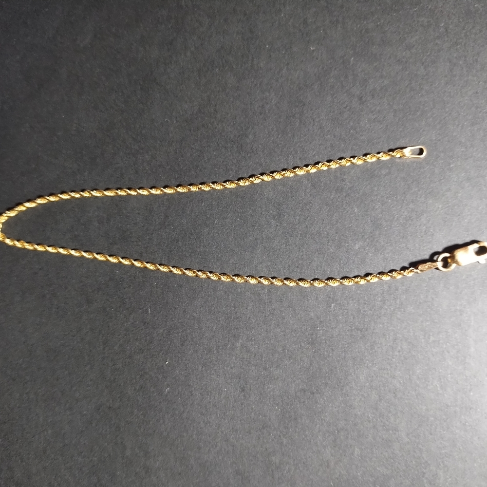 14kt Gold Chain Bracelet
